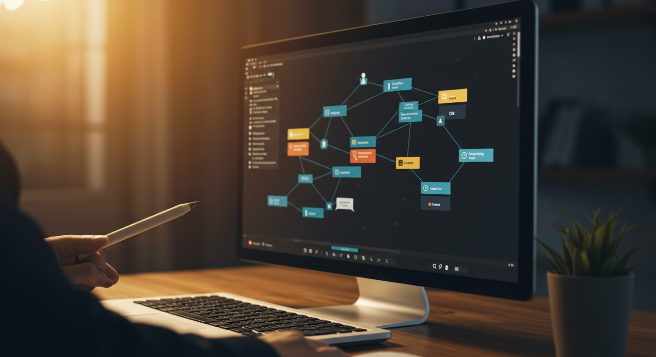 Mockup da tela de integração de canais